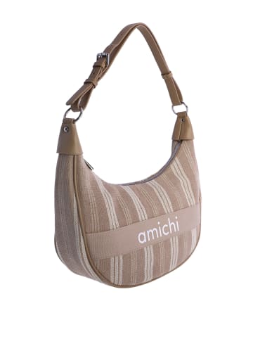 Amichi Shopper Peleas (B)38 x (H)31 x (T)10 cm in Beige