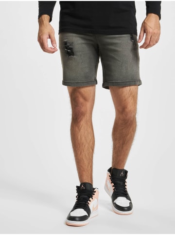 DENIM PROJECT DENIM PROJECT Herren Denim Project Dpsync Denim Shorts in darkgrey washed destroy