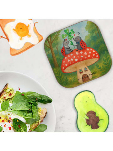 Mr. & Mrs. Panda Tischschoner Marienkäfer Fliegenpilz Design ohn... in Weiß