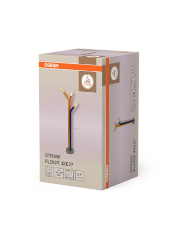 Osram Decor Straw Stehleuchte 3xE27 mehrfahrbig