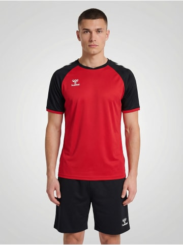 Hummel T-Shirt Raglanärmel Hmlmatch Erwachsene in TRUE RED/BLACK