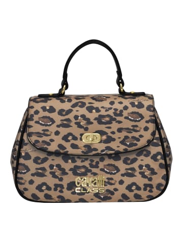 cavalli CLASS Lucca Handtasche 26 cm in leopard and black