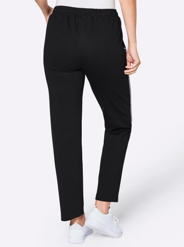 WITT WEIDEN Freizeithose in schwarz-hellgrau