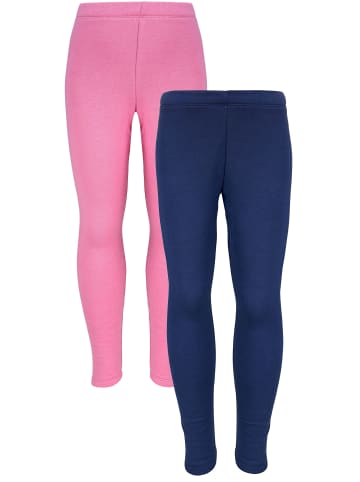 TupTam Mädchen Winter Leggings 2er PACK Gefüttert in rosa/blau