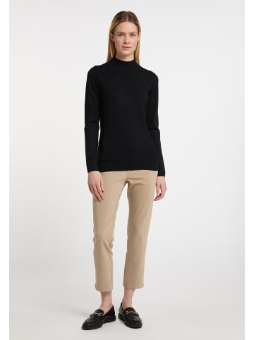 DreiMaster Damen Strickpullover in Schwarz