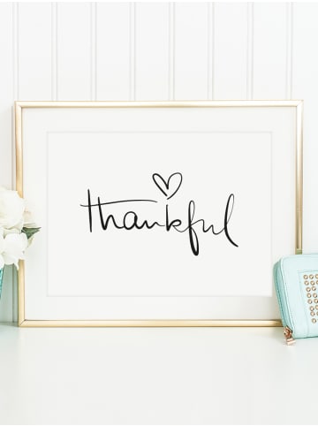 Tales by Jen Poster / Kunstdruck "Thankful“ I Ohne Rahmen