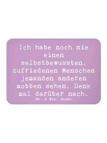 Mr. & Mrs. Panda Magnet Spruch Mobbing bewältigen mit Spruch in Lavendeltraum