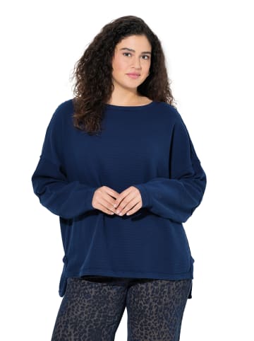 Ulla Popken Sweatshirt in tintenblau