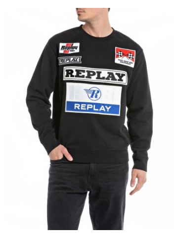 Replay Sweatshirt in Schwarz