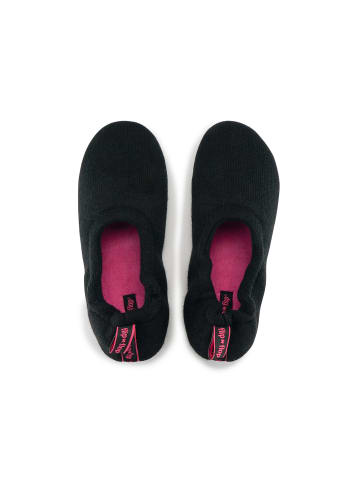 Flip Flop Hausschuh "ballett*knit"  in Schwarz