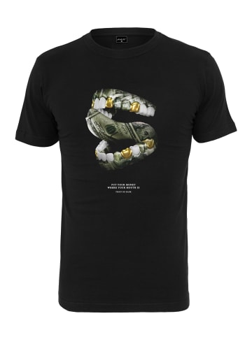 Mister Tee Mister Tee Herren Money Mouth Tee in black