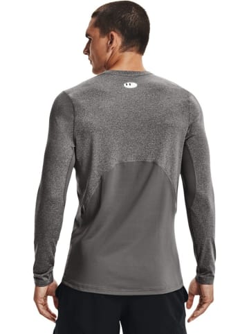 Under Armour Longsleeve "ColdGear Fitted Crew" in Grau