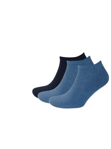 Sympatico Sneakersocken 3er-Pack S30100 in jeans meliert/jeans/marine (995)