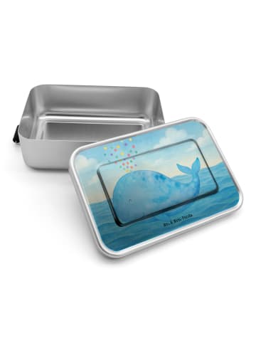 Mr. & Mrs. Panda Lunchdose Wal Konfetti Design ohne Spruch in Weiß