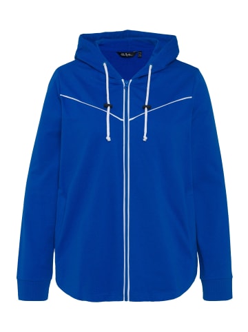 Ulla Popken Sweatjacke in royalblau