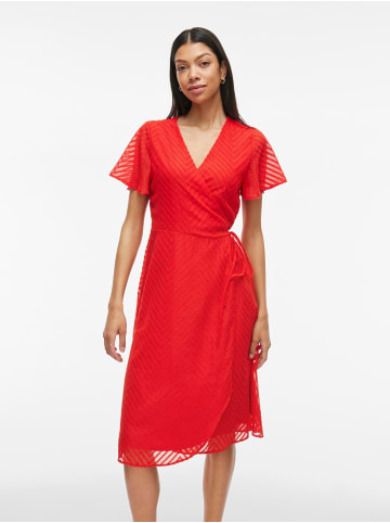 Vila Wickelkleid in Poppy Red