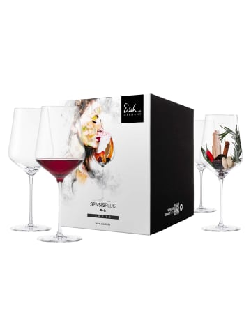Eisch 4er Set Bordeauxgläser Sky SensisPlus 620 ml in transparent