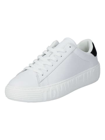 Tommy Hilfiger Lowtop-Sneaker Tommy Jeans Leather Outsole in white