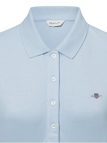 Gant Poloshirt SLIM SHEILD CAP SLEEVE in hellblau