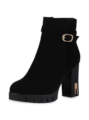 VAN HILL Klassische Stiefeletten Isabella in Schwarz