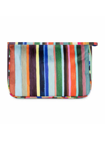 Oilily Pieternella stripe Kosmetiktasche 28 cm in creme de menthe