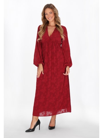 faina Dress in burgundy