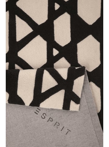 Esprit home Teppich "Artisan Pop" in Schwarz-weiss