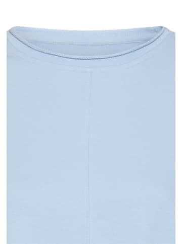 Camel Active Sweatshirt aus Baumwollgemisch in Hellblau