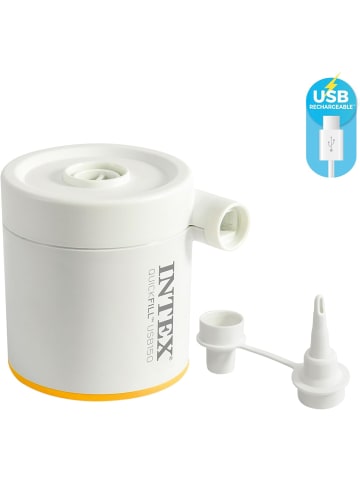 Intex Luftbett Dura-Beam Truaire inkl. USB-Luftpumpe (grün, 76x191x17cm) in grün