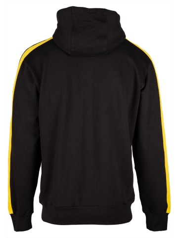 Gorilla Wear Hoodie in Übergröße - Banks - Schwarz/Gelb