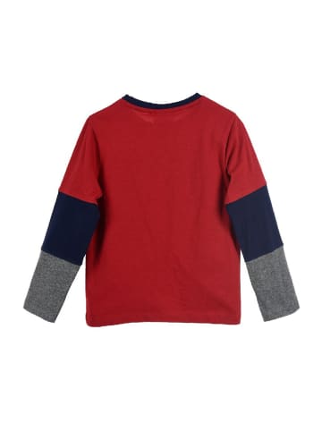 Spiderman Langarmshirt Longsleeve in Rot