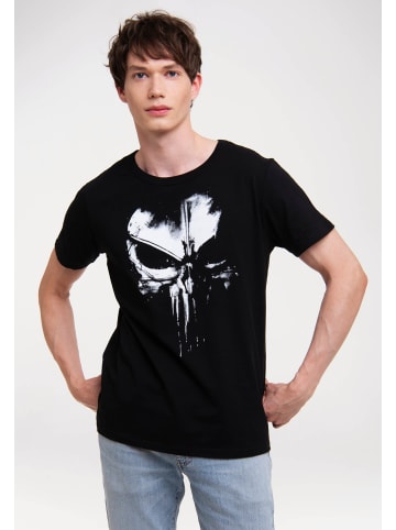 Logoshirt T-Shirt Marvel - Punisher Techno Skull in schwarz