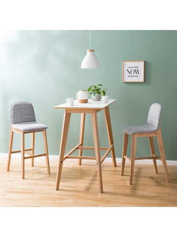 home24 Bartisch Kerava in Braun / Weiß