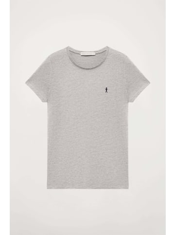 Polo Club T-Shirt in Grau Vigore