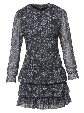 KOROSHI Kleid mit langen ärmeln in schwarz