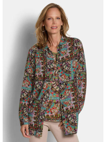 GOLDNER Blusenshirt mit stilvollem Muster-Mix in bunt / gemustert