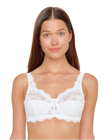 SUSA 2er Pack BH ohne Bügel Latina in Weiss marine