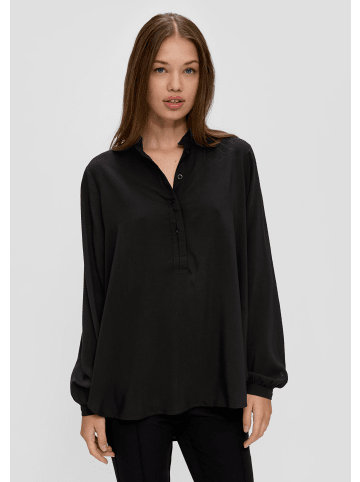 QS Bluse langarm in Schwarz