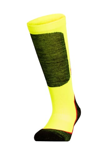 UphillSport Ski-Socken HALLA JR in Hi vis yellow