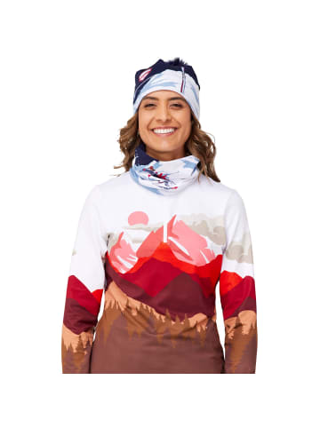 Krimson Klover W ILLUSTRATED NECK GAITER in Blau