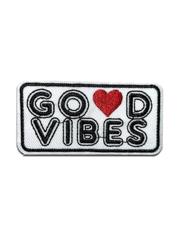 Catch the Patch Good Vibes HerzApplikation Bügelbild inRot