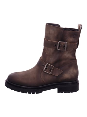 Tamaris Damenschnürrstiefel warm flach Da.-Stiefel in  Braun