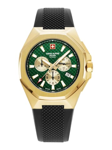 Swiss Alpine Military by Grovana Analoguhr für Herren in Schwarz