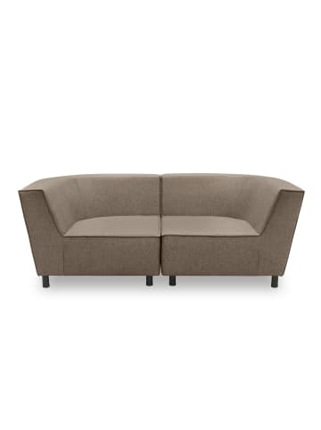 58 aufm Kessel GARTENLOUNGE Sofa 2-Sitzer Brandie 206x77x103 mit Outdoorbezug braun