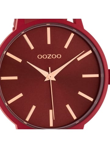 Oozoo Armbanduhr Oozoo Timepieces rot groß (ca. 42mm)