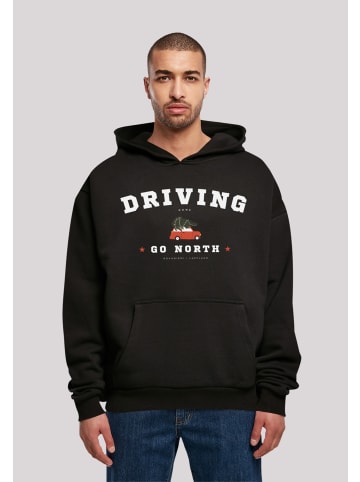 F4NT4STIC Ultra Heavy Hoodie Driving Home Weihnachten in schwarz