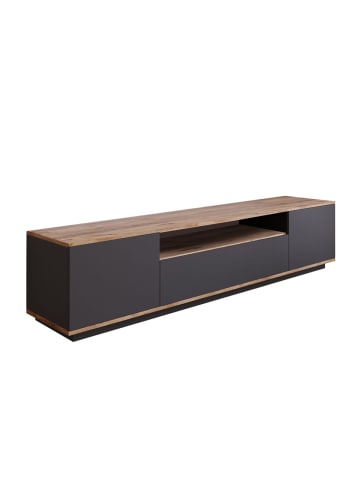 CALICOSY TV-Möbel FR7-AA in Eichenholz / Grau - (W) 180 x (H) 44,6 x (L) 44,5 cm