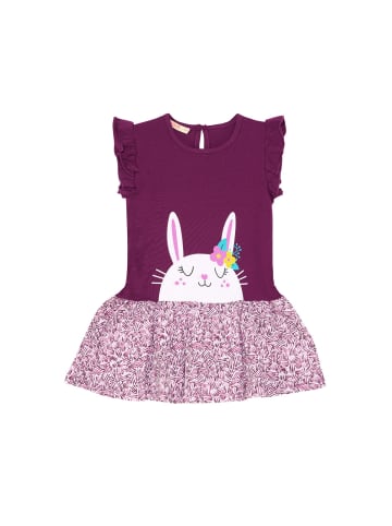 Denokids Kleid Cute Bunny in lila