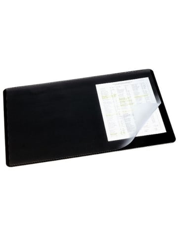 Durable Schreibunterlage 65x52cm mit Vollsichtplatte schwarz