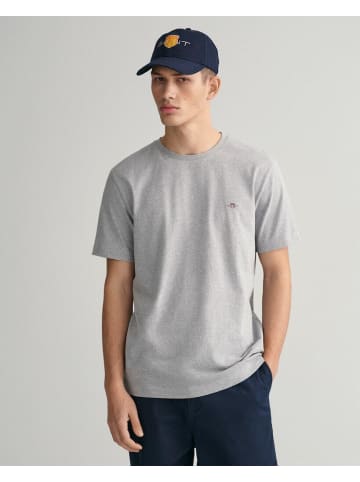 Gant T-Shirt in grey melange